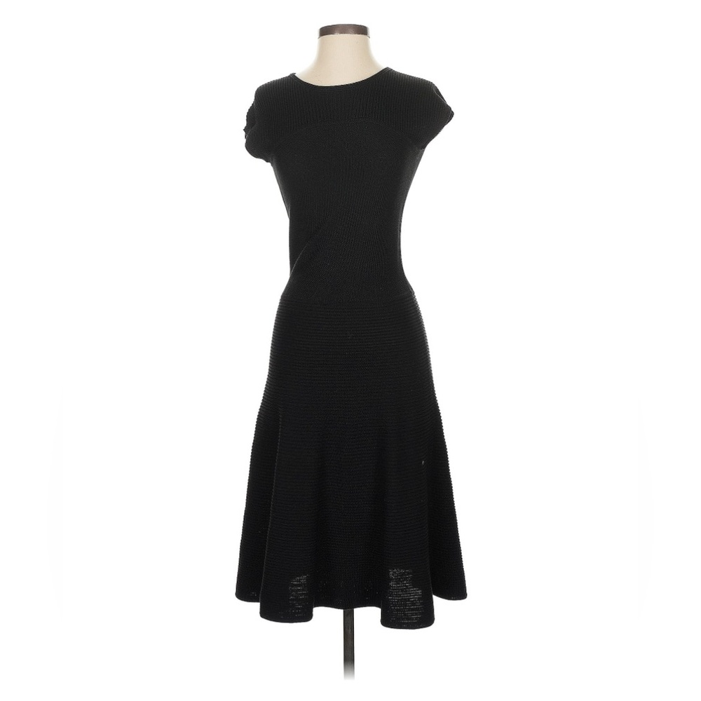 A-line Cocktail Dress with Cap Sleeves by Hugo Boss